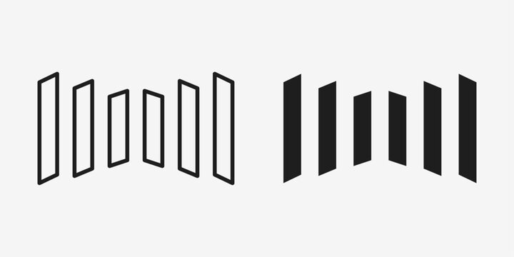 Minimal gray vector decoder icon in AI format, perfect for data interpretation, processing, and digital technology designs.