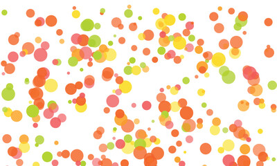 Colorful Circular Confetti Background with Abstract Celebration Party Atmosphere Design