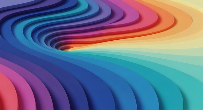 Abstract pattern of numerous soft pastel colored gradient circles arranged in a grid on a white background.