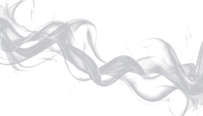 Translucent white-gray light smoke clouds PNG transparent overlay