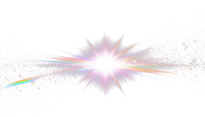 Optical Glitter with Diamond Spectrum Effect Transparent