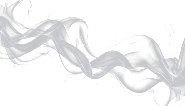 Translucent white-gray light smoke clouds PNG transparent overlay