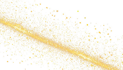 Festive gold sparkle dust PNG transparent overlay effect