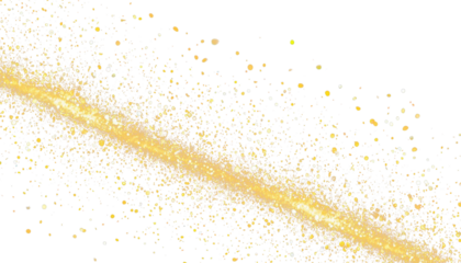 Festive gold sparkle dust PNG transparent overlay effect