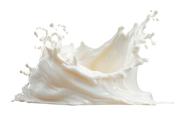 Creamy milk splash against black background (1)