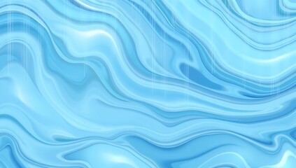 Abstract blue flowing liquid pattern with a marbled effect, resembling water or paint.