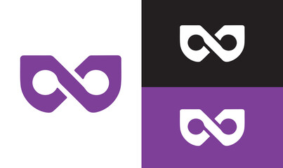 Modern abstract letter W logo design with an infinity loop concept, a creative symbol for technology and branding © tara