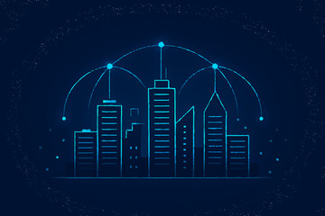 abstract city background