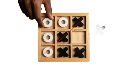 Tic Tac Toe isolated on white background PNG