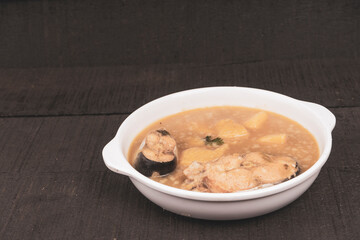 Sancocho soup typical Colombian food