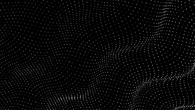 Abstract tech science vector background with floating particles. Digital network connection concept for innovation and futuristic technology design.