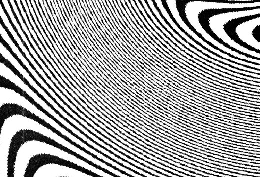 Abstract wavy lines forming a distorted, concentric ripple pattern with varying density on a transparent background.