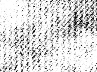 Faded halftone texture with dense black dots forming a subtle grid-like pattern on a transparent background.