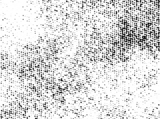 Faded halftone texture with dense black dots forming a subtle grid-like pattern on a transparent background.
