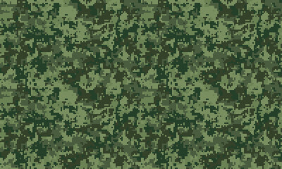 Intricate digital camouflage pattern, perfect for backgrounds, textures, or militarythemed designs.  The subtle pixelated design offers a versatile, modern aesthetic suitable for various applications.