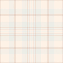 Soft pastel plaid pattern. Neutral colors create a versatile texture. Ideal for backgrounds, textiles, and designs needing a subtle, elegant touch.
