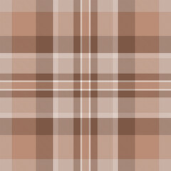 Neutral toned plaid pattern. Classic textile design ideal for backgrounds, fashion, and home decor. A timeless aesthetic evoking warmth and comfort.