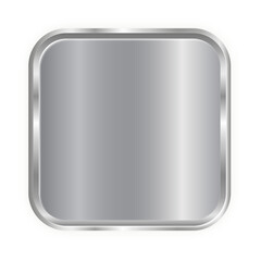 Metallic Silver Gradient Button