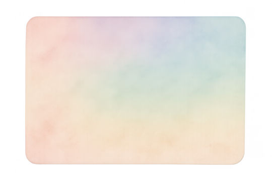 Pastel watercolor gradient background with rounded frame - Powered by Adobe