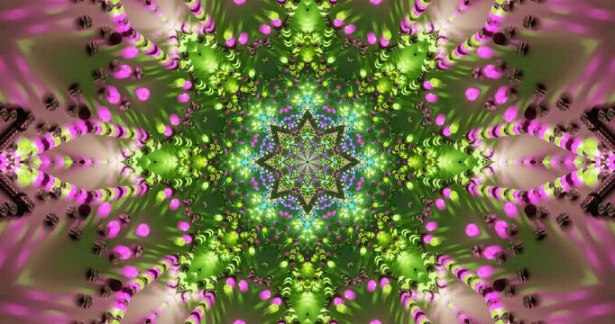 Colorful tunnel vj loop creates engaging visual experience for screensavers and events