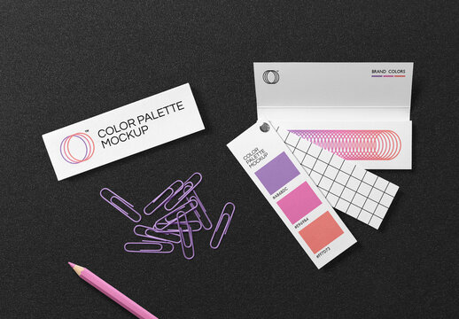 Corporate Color Palette Mockup