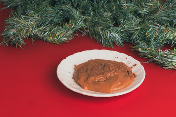 Colombian dessert custard traditionally served at Christmas