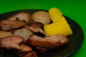 Roasted meat to the llanera