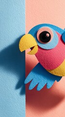 blue and white striped fabric