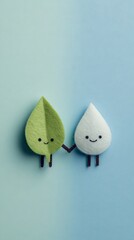 a pair of green apples