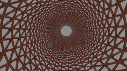 abstract 3d tunnel