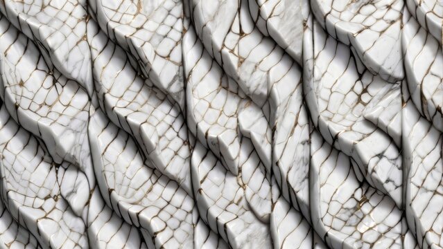 Luxury white snake skin texture. Macro detail of reptile leather scales. Abstract animal pattern for fashion design, elegant backgrounds, or product mockups. Neutral and stylish surface. - Powered by Adobe