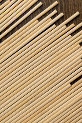 Thin round bamboo sticks are used as supports for indoor or other plants or for cooking, thin long sticks made of bamboo have a wide range of applications from cooking