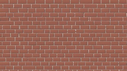 Red brick wall texture. background pattern of classic brickwork. Urban or industrial architectural surface for graphic design, websites, presentations, and architectural mockups. 