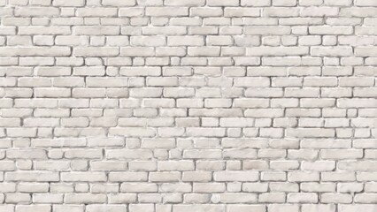 Obraz premium Light gray brick wall texture. Seamless background pattern for interior design and architectural visualization. Neutral, modern brickwork surface.