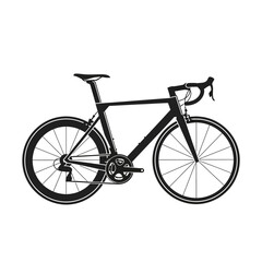 Obraz premium Black Racing Road Bicycle