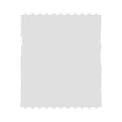 Paper scalloped frame note