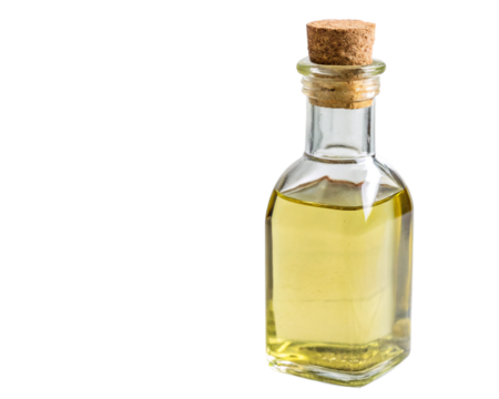 bottle of olive oil cutout, isolated 