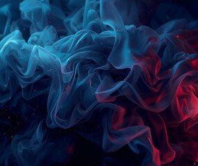 smoke on black background