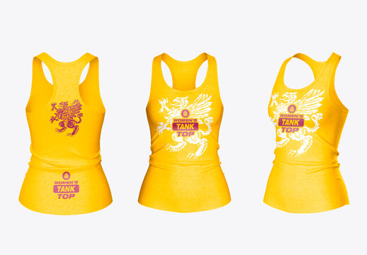Womens Tank Top Mockup