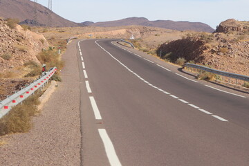 empty asphalt road