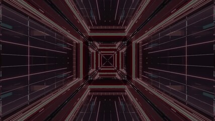 Visually captivating tunnel video vj loop screensaver with seamless looping animation