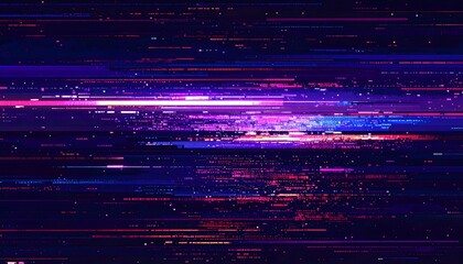High Quality Glitch Effect – Digital Abstract Premium Texture