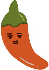 매운 고추 캐릭터