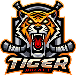 Tiger hockey mascot