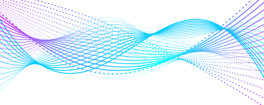 Neon Flow: Dynamic Magenta and Purple Wavy Lines Abstract Energy Waves: Cyberpunk Technology Background