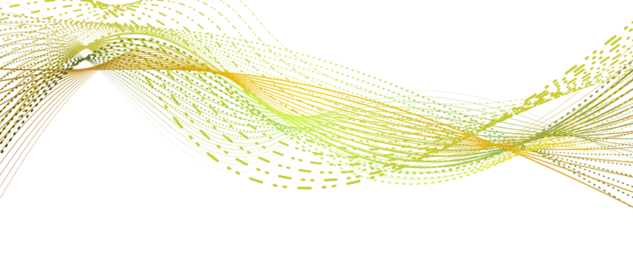  Dynamic gold and soft green Wavy Lines Abstract Energy Waves: Cyberpunk Technology Background	
