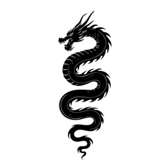 Fototapeta premium Serpent Spirit Dragon vector