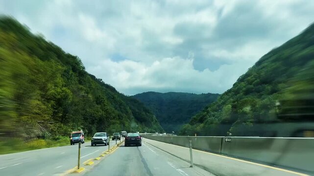 Time Lapse Driving I-40 to Ashville NC