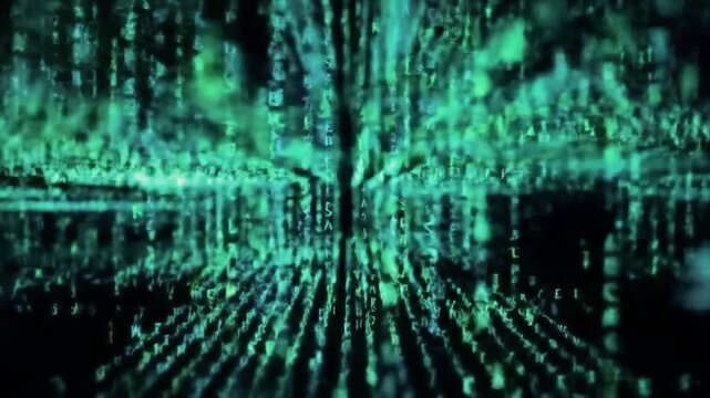 Green cascading code with a reflective surface