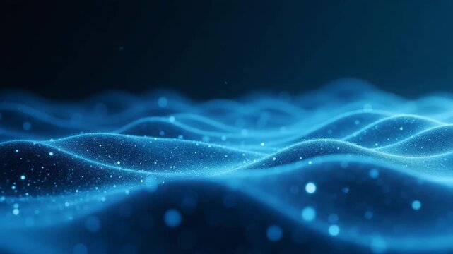 A futuristic digital landscape representing business optimization techniques with soft gradients and ample copy space for text, ideal for promotional materials.